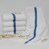 DEPENDABILITY
Blue Center Stripes – 86% Cotton 14% Polyester

ITEM	SIZE	LBS/DZ
Bath Towel	24x44	7 #/dz
Bath Towel	24x50	10.5 #/dz

