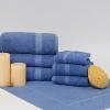 DEPENDABILITY
Porcelain Blue 

ITEM	SIZE	LBS/DZ
Bath Towel	24x50	10.5 #/dz
Hand Towel	16x27	3 #/dz
Washcloth	12x12	1 #/dz
