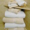 Oasis
OASIS
White & Champagne 
100% Ring Spun 2-Ply Combed

ITEM	SIZE	WEIGHT
XL Bath towel	30x58	20 #/dz
Bath towel	27x54	16 #/dz
Hand towel	16x30	5 #/dz
Washcloth	13x13	1.75 #/dz
Bath mat	21x36	12 #/dz
Bath sheet	35x70	22.5 #/dz
